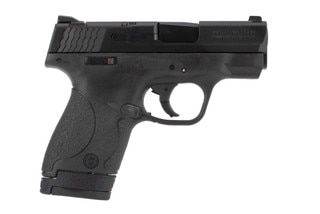Smith and Wesson M&P shield 40 S&W pistol features a sub compact frame